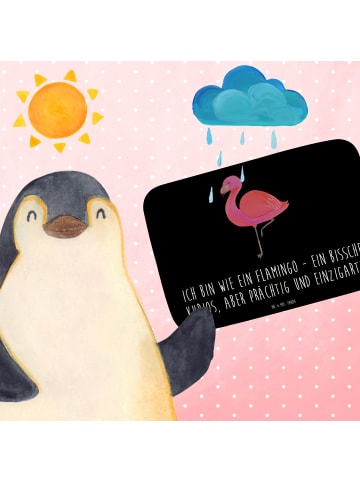 Mr. & Mrs. Panda Badezimmer Matte Flamingo Classic mit Spruch in Schwarz