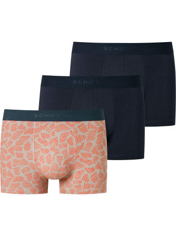 Schiesser 95/5 Single-Jersey Pants im 3er-Pack in dunkelblau/beige