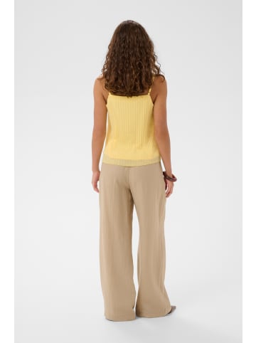 CULTURE Ärmellose Bluse CUuni Relaxed fit in Pale Banana