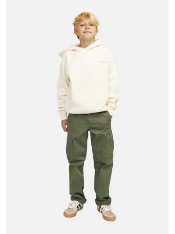 JACK & JONES Junior Cargohose 'Kane Harlow' in grün
