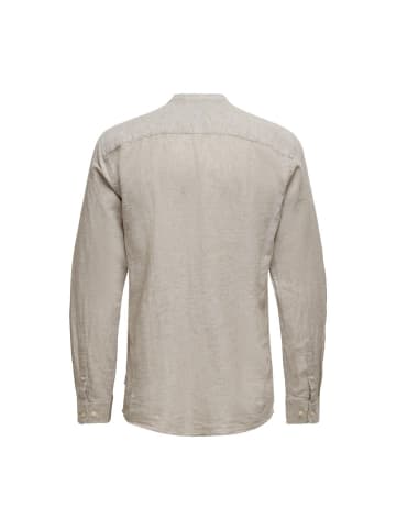 Only&Sons Langarmhemd in chinchilla