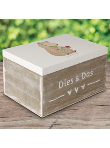 Mr. & Mrs. Panda Erinnerungsbox Bär Arzt ohne Spruch in Weiß
