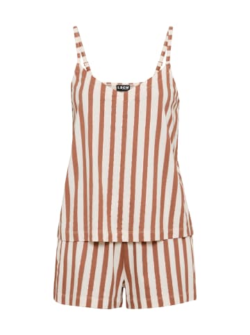 LSCN BY LASCANA Shorty in weiß-orange-rot-geblümt