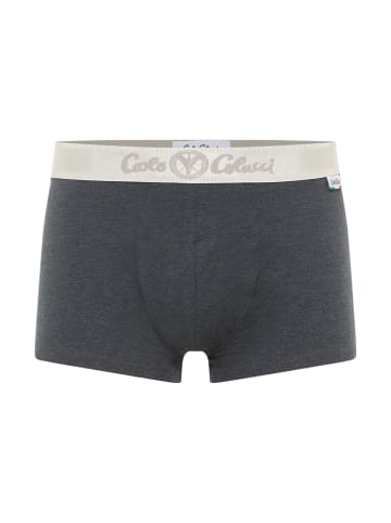 Carlo Colucci Retroshort Ebner in Anthrazit / Schwarz