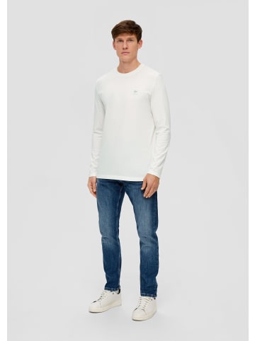 s.Oliver T-Shirt langarm in Weiß