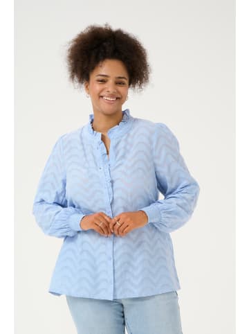 KAFFE curve Langarm - Hemd KCvitana Regular fit in Soft Chambray