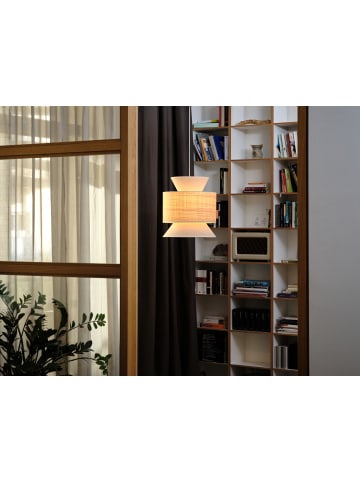 Osram Decor Wrap Cone Pendelleuchte E27 Beige Raffia 350mm