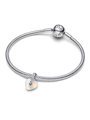 Pandora Charm-Anhänger Silber Sternschnuppe & Herz