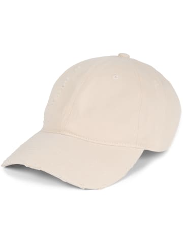 styleBREAKER Baseball Cap Used Look in Beige