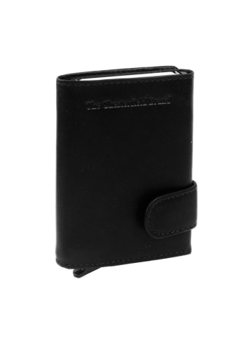 The Chesterfield Brand Leicester Kreditkartenetui RFID Schutz Leder 7 cm in schwarz