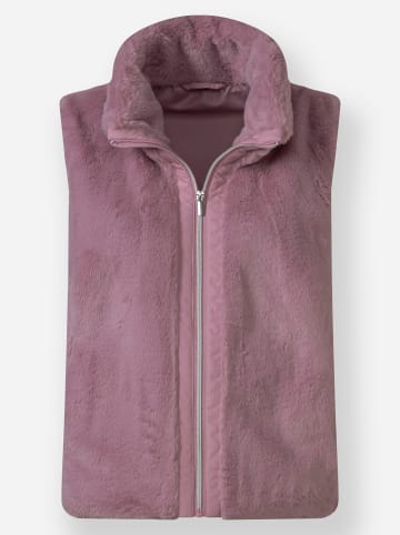 WITT WEIDEN Fellimitat-Weste in mauve
