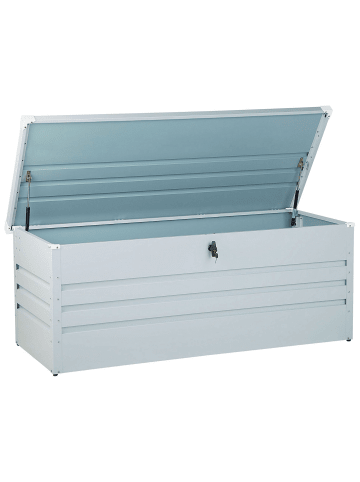 Beliani Truhe CEBROSA in Grau - (W) 165 x (H) 67 x (L) 70 cm