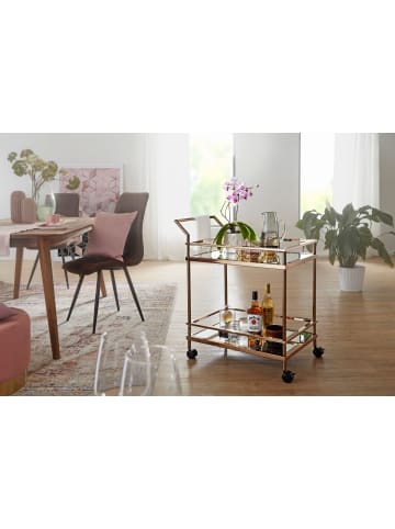 FineBuy Servierwagen in Gold / Metall / 45x65x84