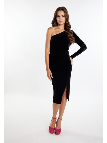 faina Damen One-Shoulder Top in Schwarz