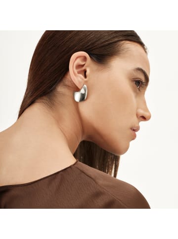 Breil Ohrring globe silber