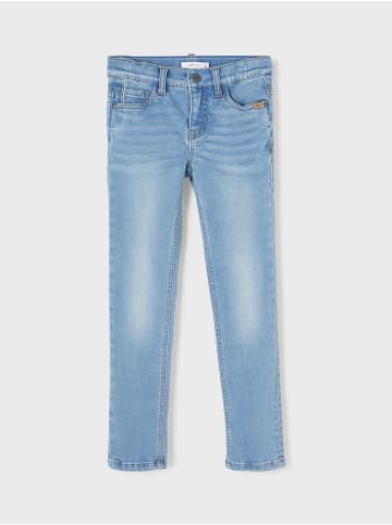 name it Stretch Jeans Slim Fit NKMTHEO in Hellblau