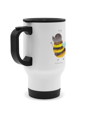 Mr. & Mrs. Panda Thermobecher To Go Hummel flauschig ohne Spruch in Weiß
