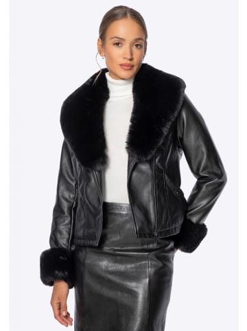 Wittchen Damen-Kunstlederjacke in Black