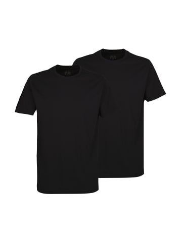 CECEBA T-Shirt 2Er Pack Maverick in black