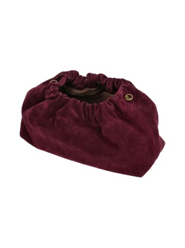 faina Women Bucket Bag in Burgundy