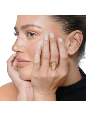 Steel_Art OneSize Ring Damen Selene goldfarben in goldfarben