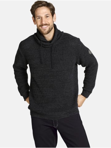 Jan Vanderstorm Pullover DUMENI in schwarz melange