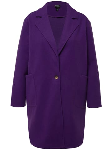 Ulla Popken Sweatjacke in tiefes violett