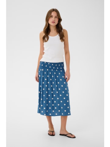 SAINT TROPEZ Rock GislaSZ Gerade Passform in Blue Turtledove Big Dot
