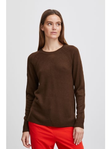 b.young Strickpullover BYMALEA SLIT JUMPER 3 - 20811905 in braun