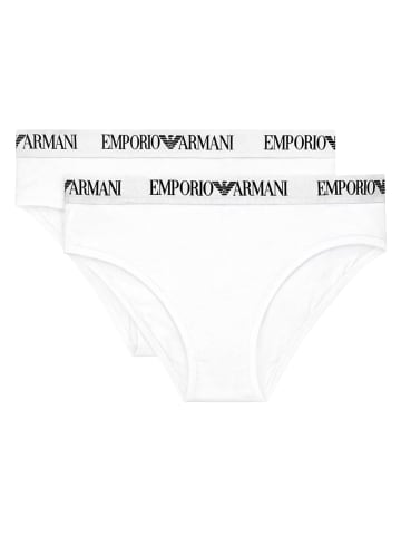 Emporio Armani 2er Pack Brief in Weiß