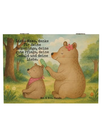Mr. & Mrs. Panda Schatulle Bär Kind Design mit Spruch in Weiß