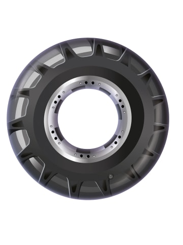 WEHNCKE Schwimmring Tyre in Schwarz ab 3 Jahre