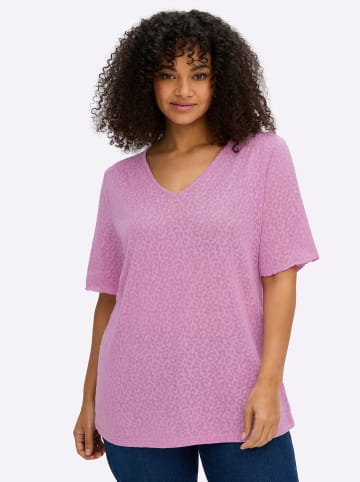 sheego Shirt in orchidee