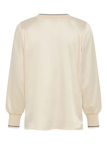 Laura Scott Satinbluse in creme