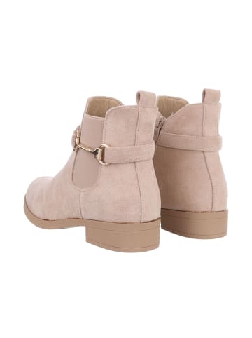 Ital-Design Stiefelette in Beige