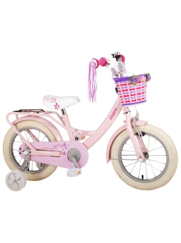 Volare Kinderfahrrad Ashley für Mädchen 14 Zoll Kinderrad in Rosa Fahrrad 4 Jahre