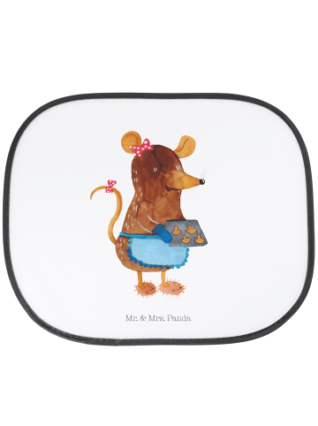 Mr. & Mrs. Panda Sonnenschutz Autoscheibe Maus Kekse ohne Spruch in Weiß