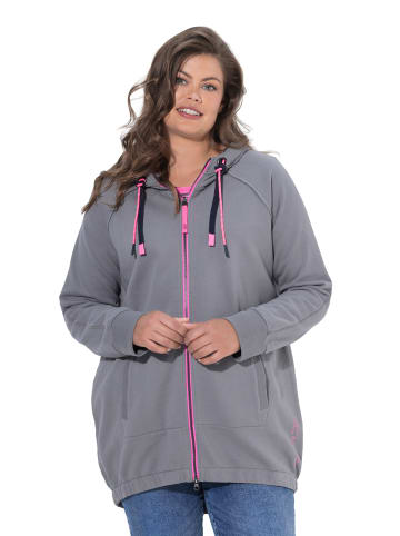 LAURASØN Sweatjacke in grau