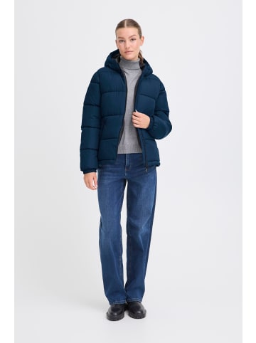 Oxmo Steppjacke OXMINNA JACKET HOOD in Blau