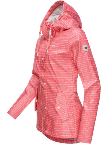 ragwear Regenjacke YM-Marge in Rose Waves