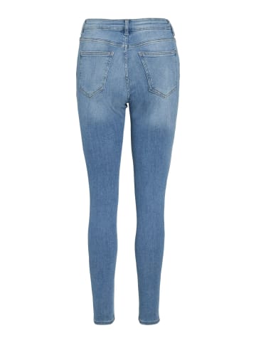 Vila Skinny Fit Jeans in Medium Blue Denim