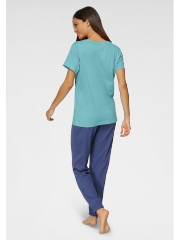 VIVANCE DREAMS Pyjama in blau, dunkelblau