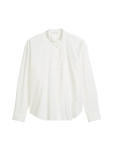 Marc O'Polo DENIM Stehkragenbluse relaxed in Silky White
