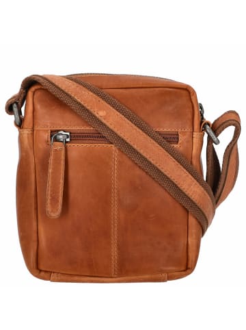 The Chesterfield Brand Bremen - Umhängetasche S 17 cm (black) in cognac