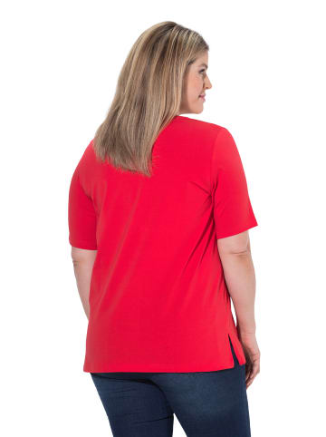 Ulla Popken Shirt in mohnrot