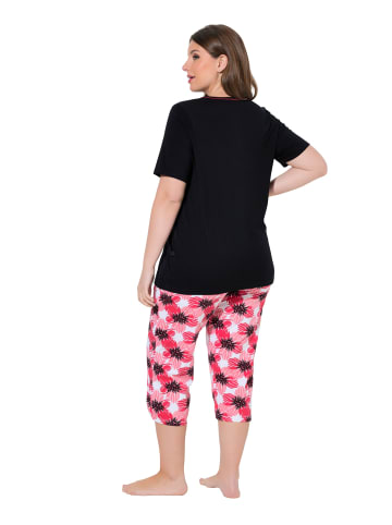 Ulla Popken Pyjama in fuchsiarot