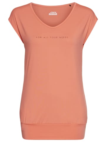 FAYN SPORTS Funktionsshirt in koralle