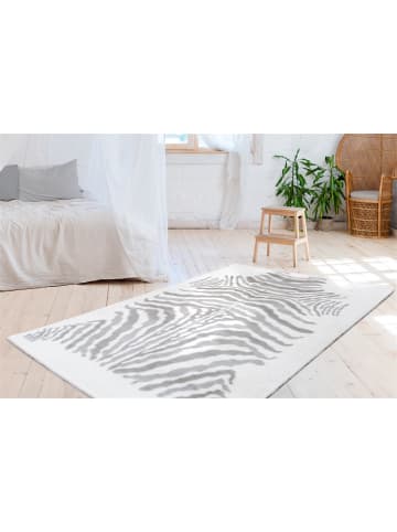 Arte Espina Hochflor Teppich Rabbit in grau - weiß - rechteckig