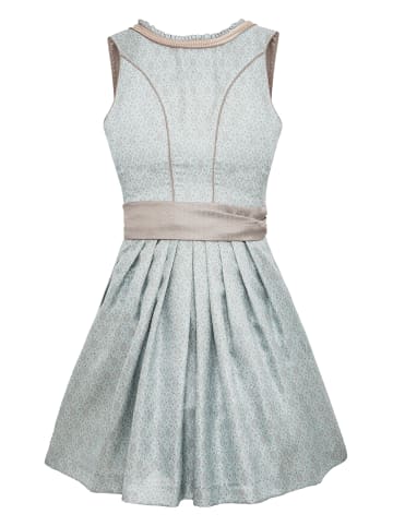 MarJo Dirndl ELVINA in eisblau-taupe