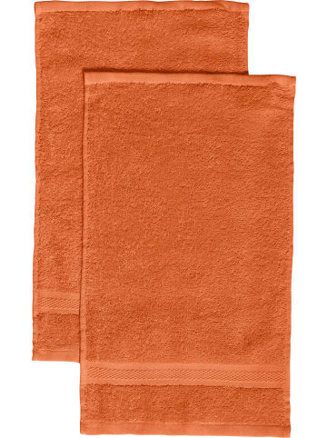 REDBEST Frottier Gästetuch 2er-Pack Chicago in terra